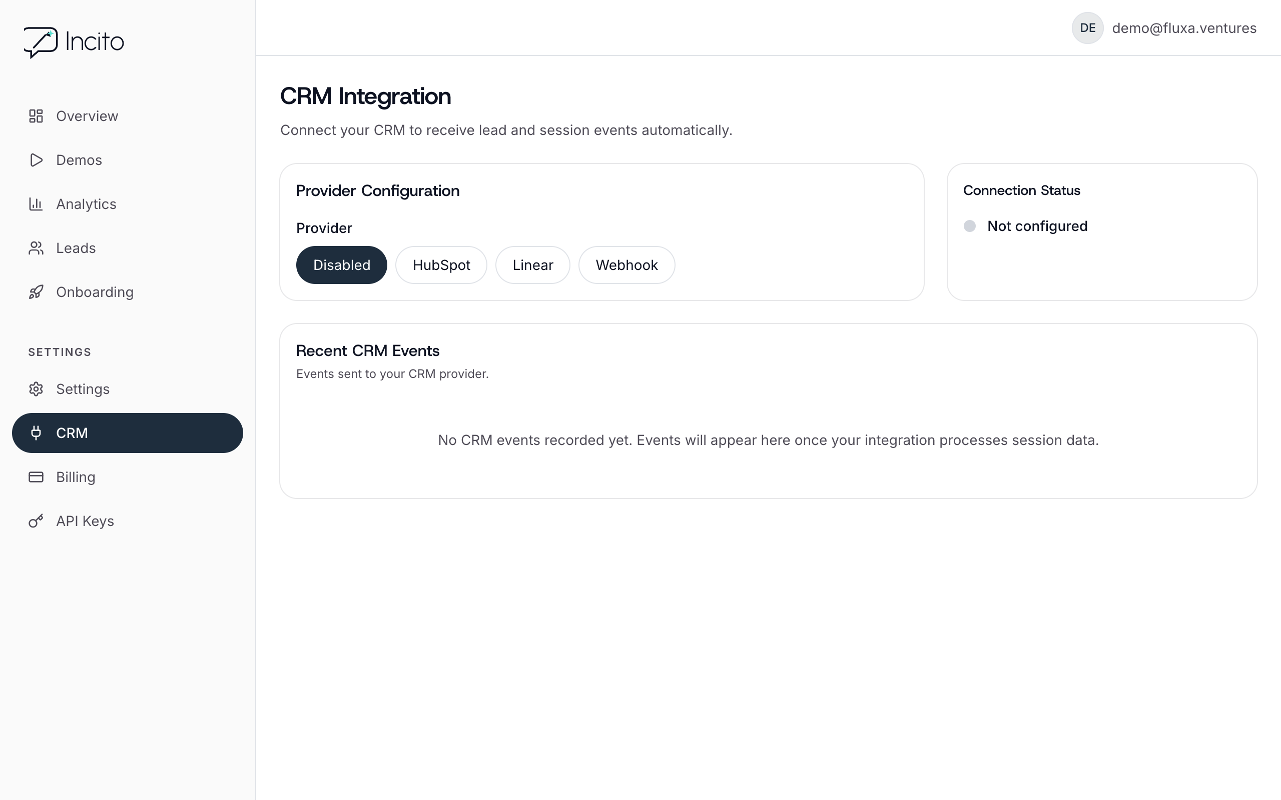 CRM integration